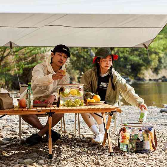 Складной контейнер для воды из ПВХ Naturehike NH20SJ040, 20л, прозрачный Киев