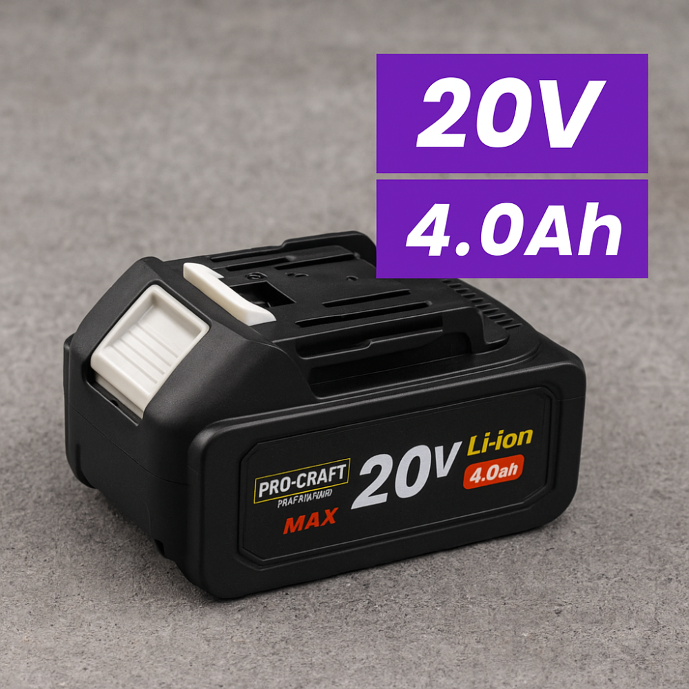 Акумуляторна батарея Procraft 20 В 4 А·год ,акумулятор  для шурупокрутів, болгарок,перфераторів 20V 4Ah  Li‑Ion батарея Львів - фото 1