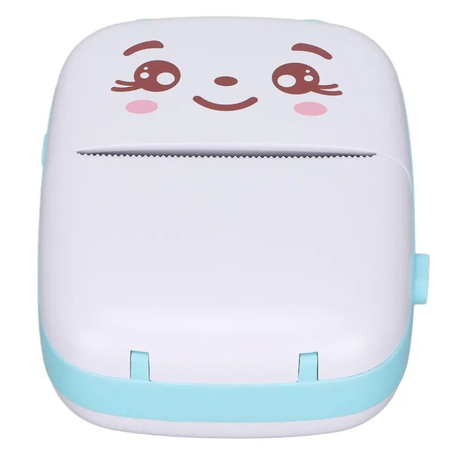 Термопринтер дитячий бездротовий Cat Ears 8499, біло-синій Вінниця - фото 2