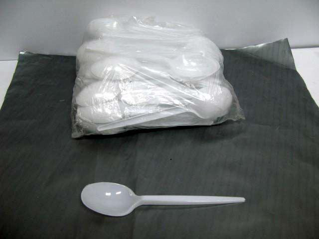 Ложка пластикова одноразова Максі 100 шт Юніта Харків - фото 1