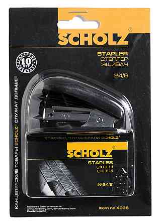 Степлер 24/6 mini"Scholz" 4036 чорн.(20арк.) 20мм , шт Київ