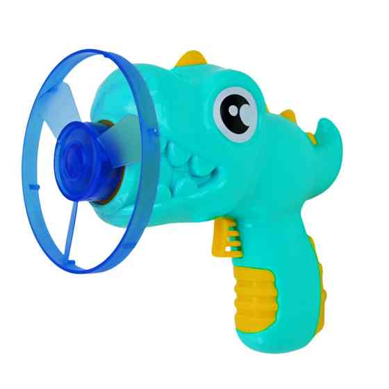 Детский пистолет запускалка Динозаврик HM-03(Blue) 4 диска Винница
