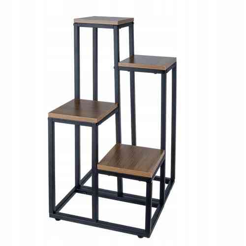 Подставка для цветов металлическая 4 уровня 69 см в стиле лофт Ruhhy (25997) Нововолынск