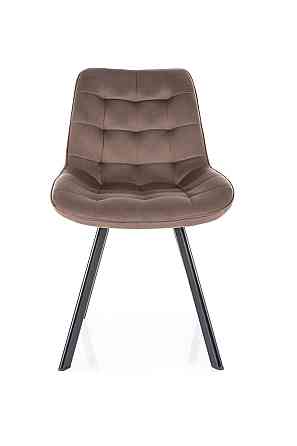 Стілець MONTI VELVET чорний каркас/капучино BL.38 Київ