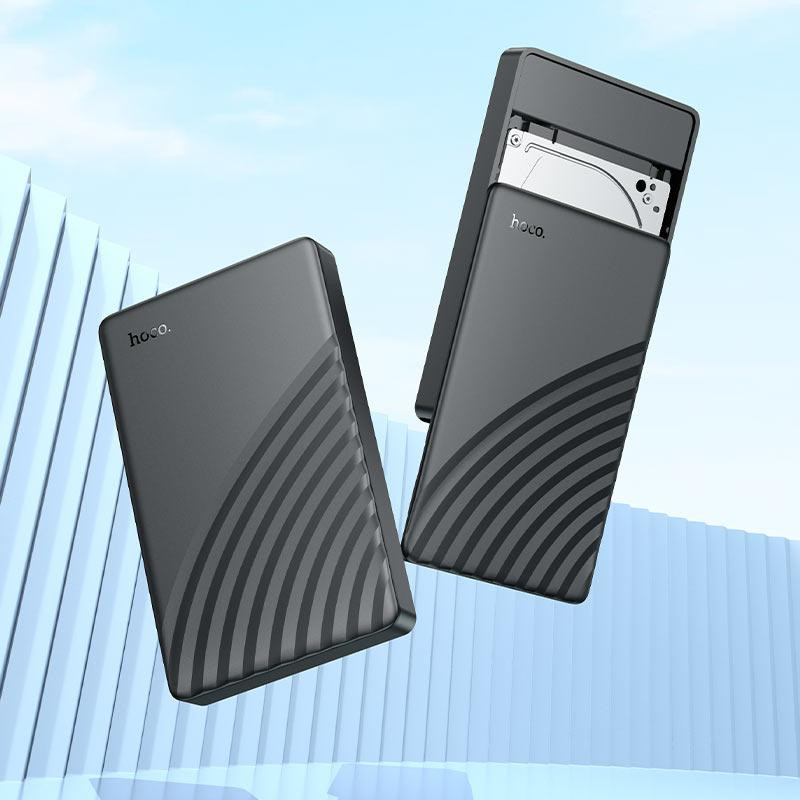 Коробка для жесткого диска HOCO HB46 USB3.0 черная Киев - изображение 1