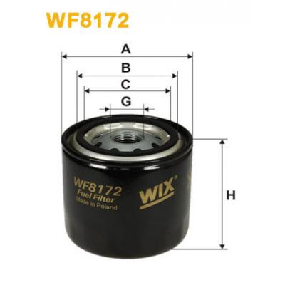 Фильтр топливный Wixfiltron WF8172 Винница - изображение 1