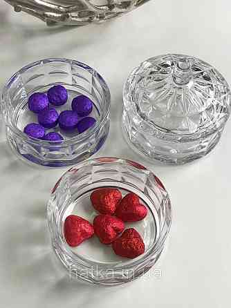 Цукорниця ємність для зберігання скляна "Тріо-2" 3*500 мл 13х23 см Київ