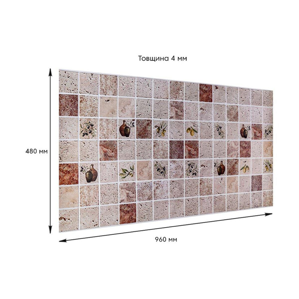 Декоративная ПВХ панель 960х480х4мм SW-00002478 Киев - изображение 3