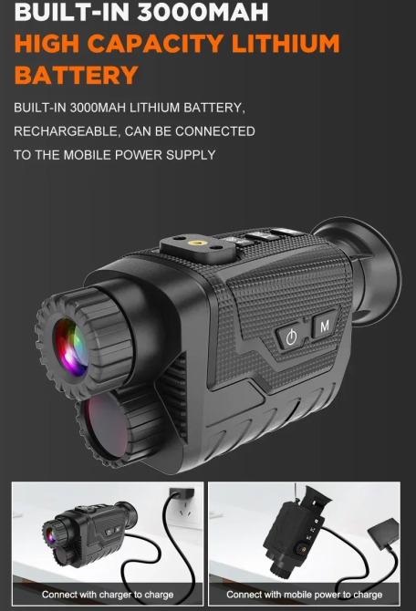 Монокуляр ночного видения NV8260 4K 1080P HD 8-кратным цифровым зумом Винница - изображение 10