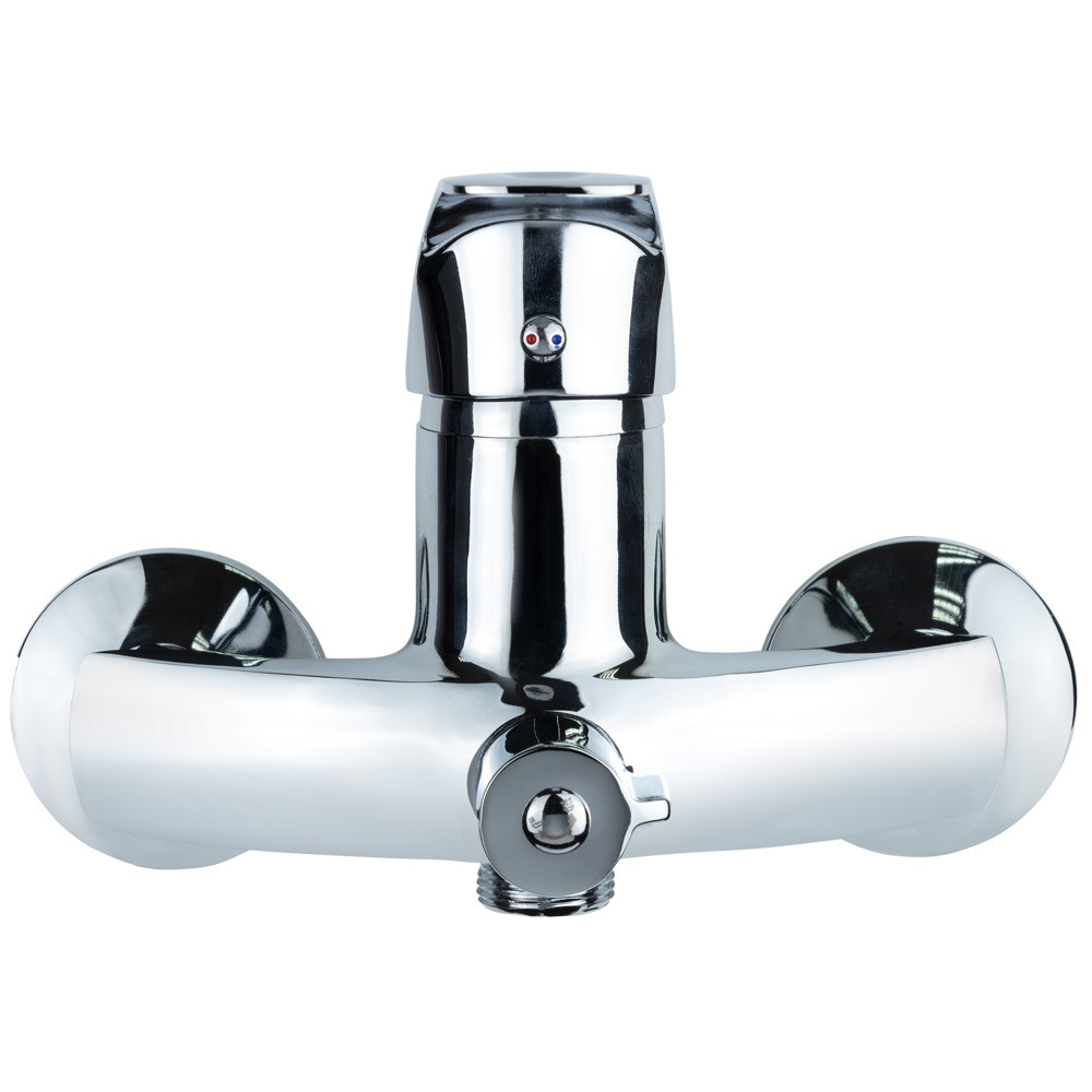 TAU Смеситель SD Ø40 для ванны гусак прямой 350мм дивертор встроенный картриджный TAU SD-2C243C Київ - фото 3