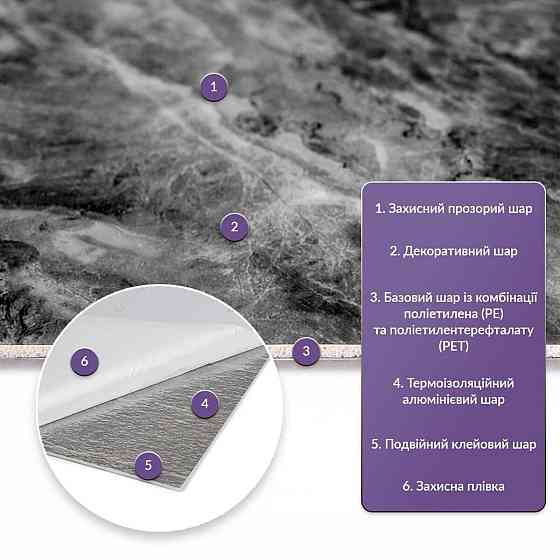 Самоклеящаяся стеновая PET плитка 600х300х2мм SW-00002310 Днепр