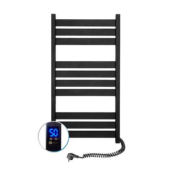 Рушникосушарка електрична NAVIN Largo 500х1000 Sensor з таймером, чорний муар Київ