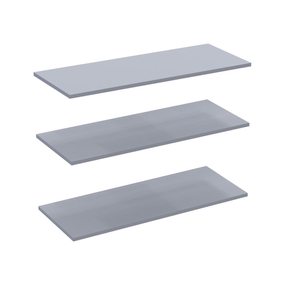 Комплект Doros Промо з полицями Сірий 2+2 ДСП 180х48х204 DRS-011627 (80737771) Дніпро - фото 8