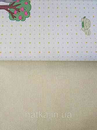 Обои виниловые на флизелине AdaWall Ada Kids метровые детские однотонные светло салатовые Киев