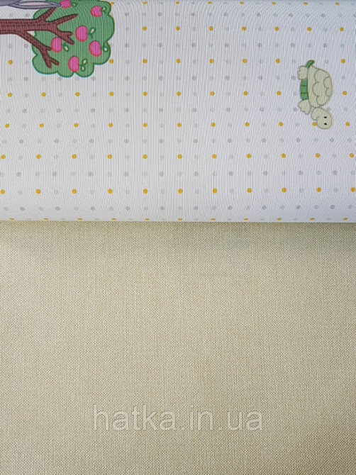 Обои виниловые на флизелине AdaWall Ada Kids метровые детские однотонные светло салатовые Киев - изображение 2