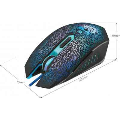 Мишка Defender Shock GM-110L Black (52110) Вінниця