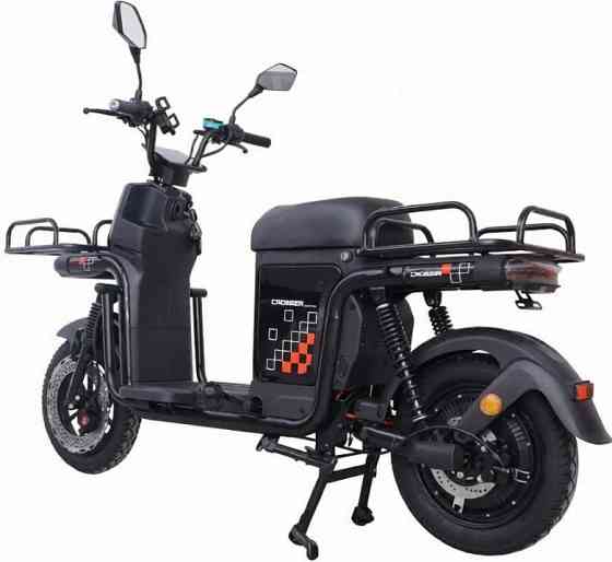 Электроскутер Crosser SUPER MAX (1200W 60V/30Ah LifePo4) Литой-Черный. Харьков