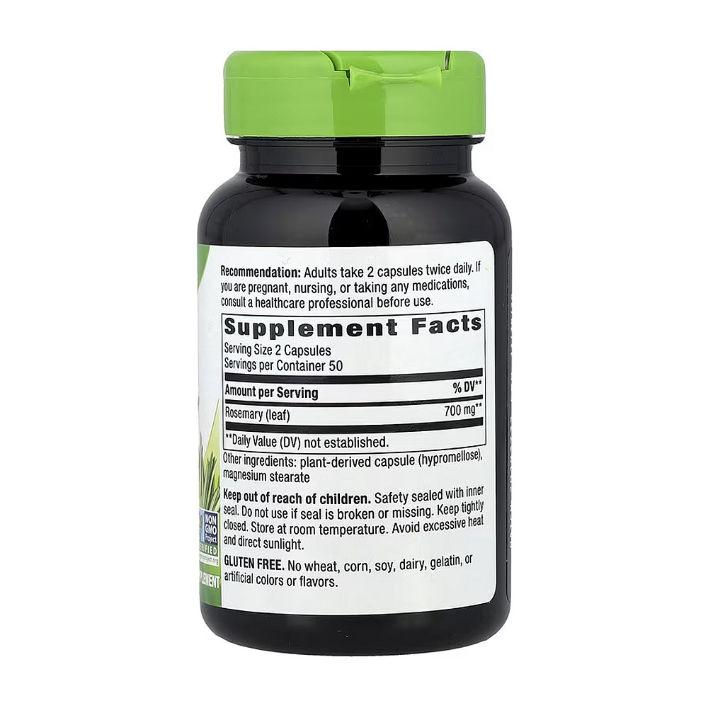 Екстракт розмарину Nature's Way Rosemary Leaf 100 капсул Луцьк - фото 2
