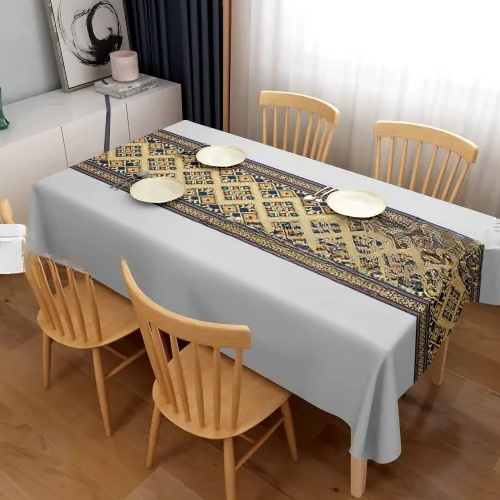 Клейонка кухонна 1,37*20м ПВХ 3-шарова на нетканій основі STS5549-3 Дариана Житомир - фото 1