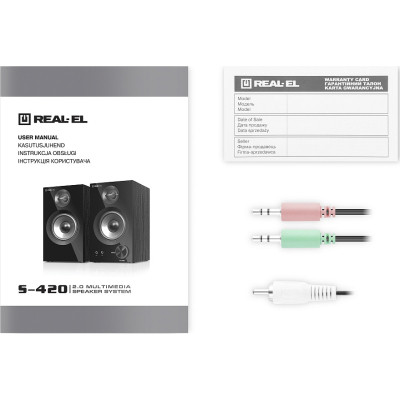 Акустическая система REAL-EL S-420 Black (EL121200011) Винница - изображение 2