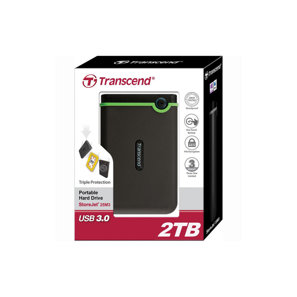 PHD External 2.5'' Transcend USB 3.1 25M3S 2Tb Iron Gray SATA Киев - изображение 5