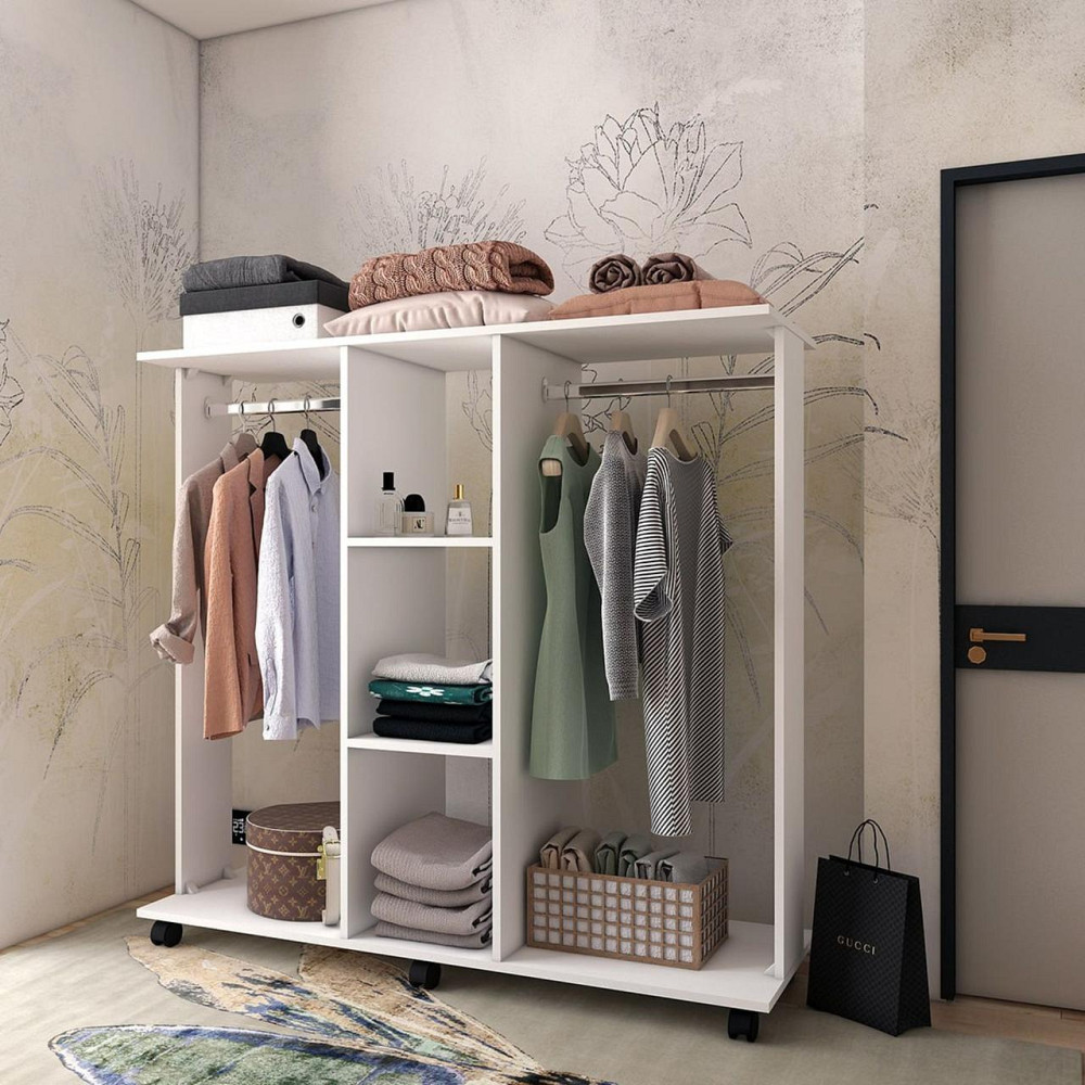 Гардеробная стойка Doros Д3 130х40,6х121 см Білий (DRS-011418) Львов - изображение 6