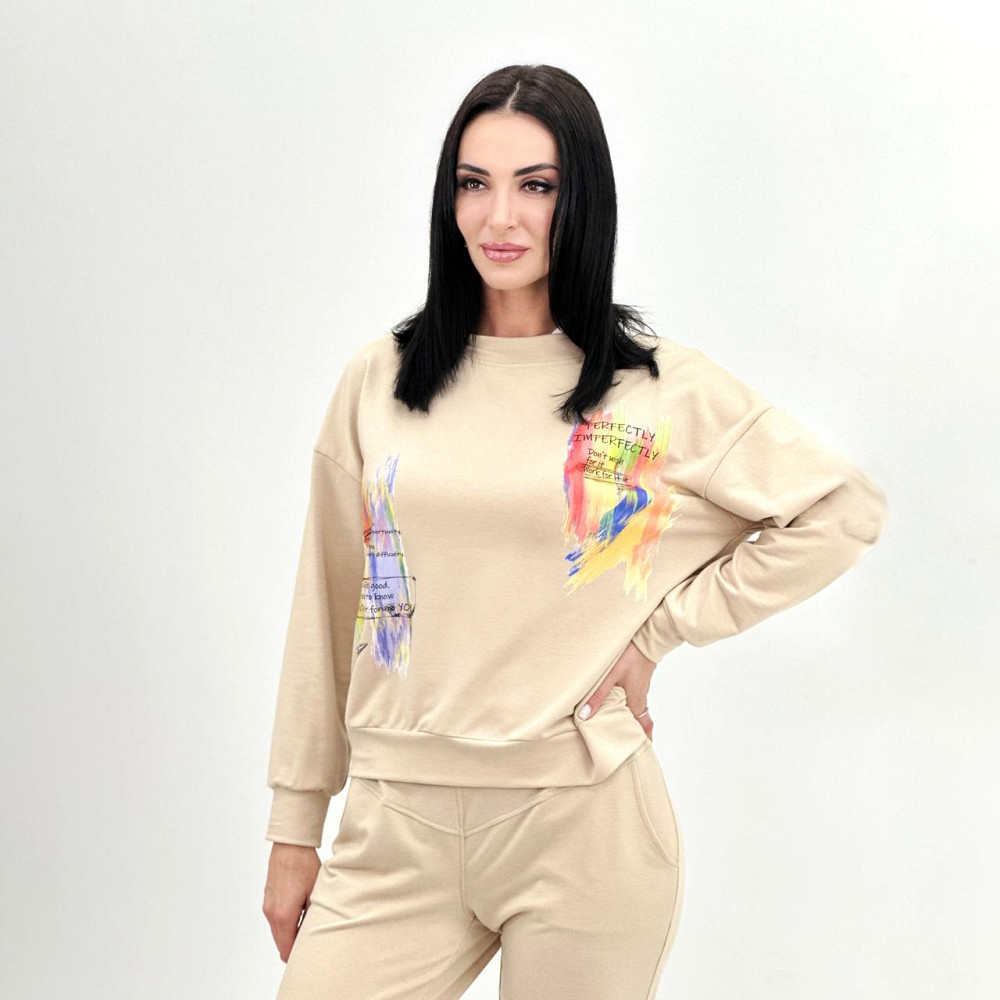 Жіночий костюм-двійка з капюшоном "Rainbow"| Норма | Розпродаж моделі Київ - фото 3