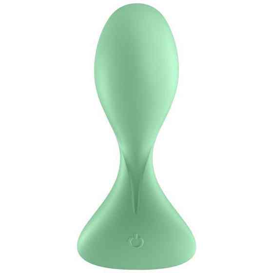 Анальная смарт-пробка с вибрацией Satisfyer Trendsetter Green Sex Aura Киев