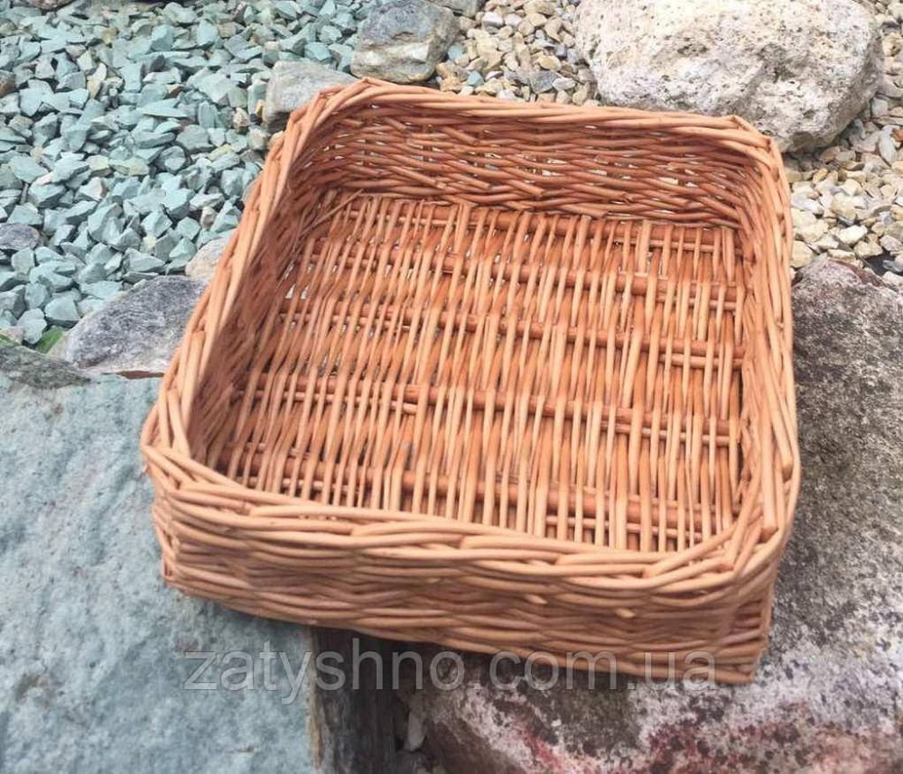 Лоток плетений із цільної лози Київ - фото 8