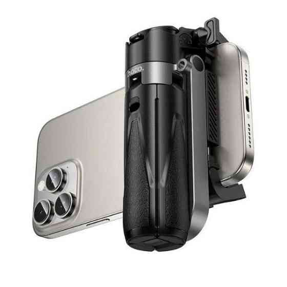 Селфі-монопод HOCO K27 Magic portable mini live broadcast stand Black Київ