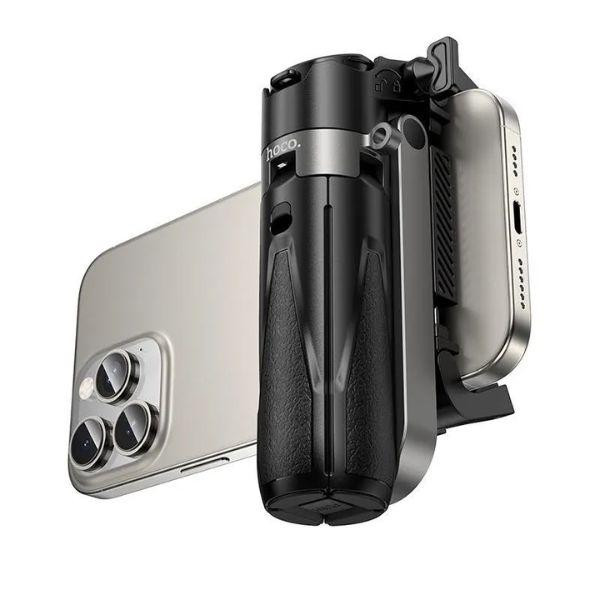 Селфі-монопод HOCO K27 Magic portable mini live broadcast stand Black Киев - изображение 6