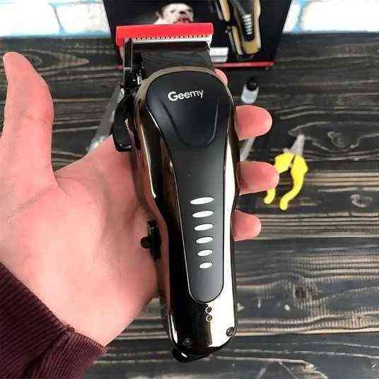 Машинка для стрижки тварин Geemy GM-6063 Pet Груммер 4 насадки, пилка для нігтів, когтерез, гребінец Київ