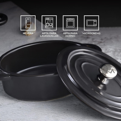 Рамекін MasterPro Foodies cook &amp; share овальний 16 х 9,8 см (BGMP-10203) Вінниця - фото 4