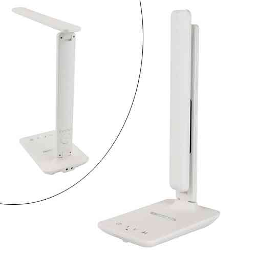 Лампа настільна LED з бездротовою зарядкою 10Вт і РК, TX26C0, біла Вінниця