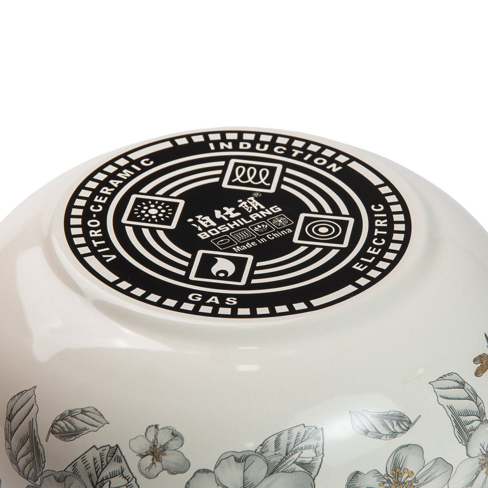 Yiwu Емальована каструля об'ємом 6,5 л для газових, електричних та індукційних плит HP-2-107 Киев - изображение 4