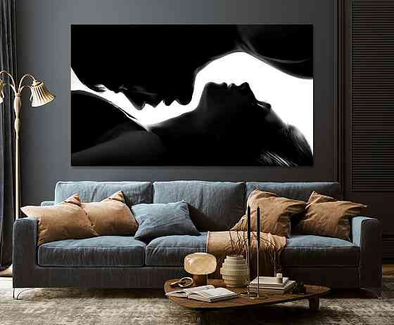 Картина холст в гостиную / спальню  Пристрасть закоханих     MLP_53 40x80 см Киев