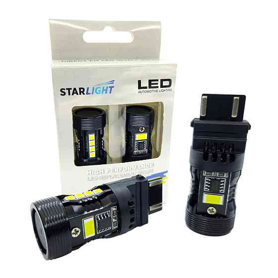 Комплект світлодіодних ламп StarLight LED SL-CB7 CANBUS P27W (3156) W2.5X16d WHITE 6000K 12V Харків