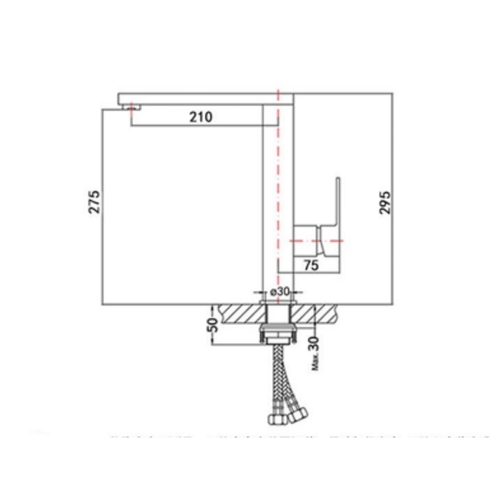 Змішувач кухонний VALESO 30 FHP (8569S) Коломыя - изображение 2