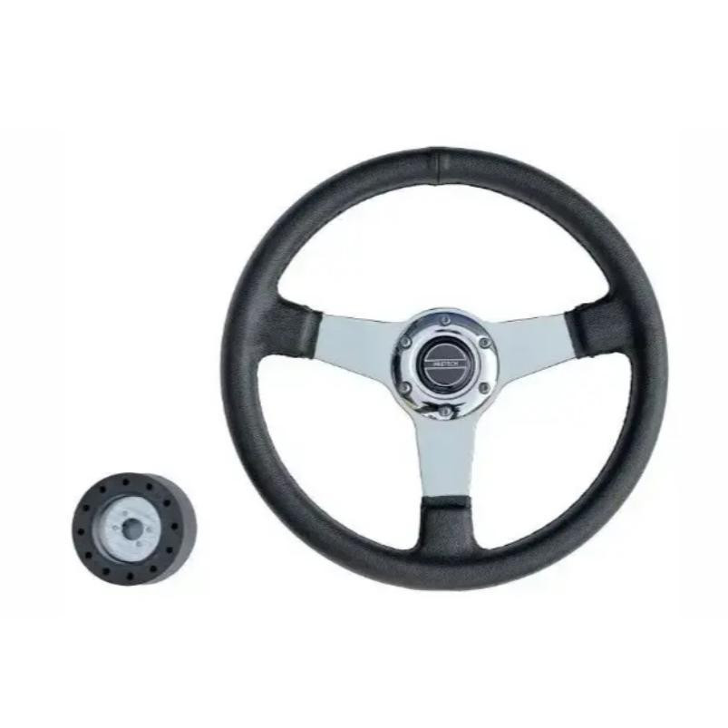 Кермо PRETECH HD-5125 350 мм спиці срібло чорний Київ - фото 1