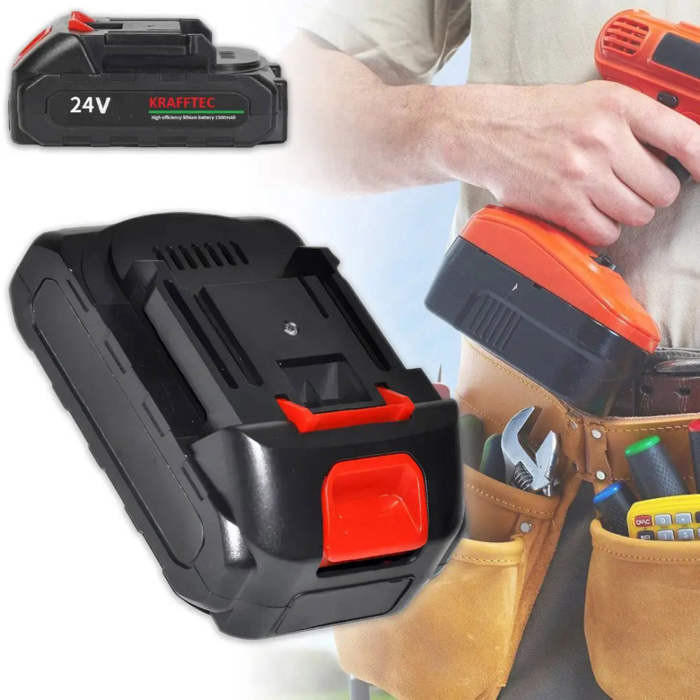Аккумулятор для электрических устройств KRAFFTEC 24V 1500mAh, Аккумулятор для строительного инструмента IL-78 Киев - изображение 9