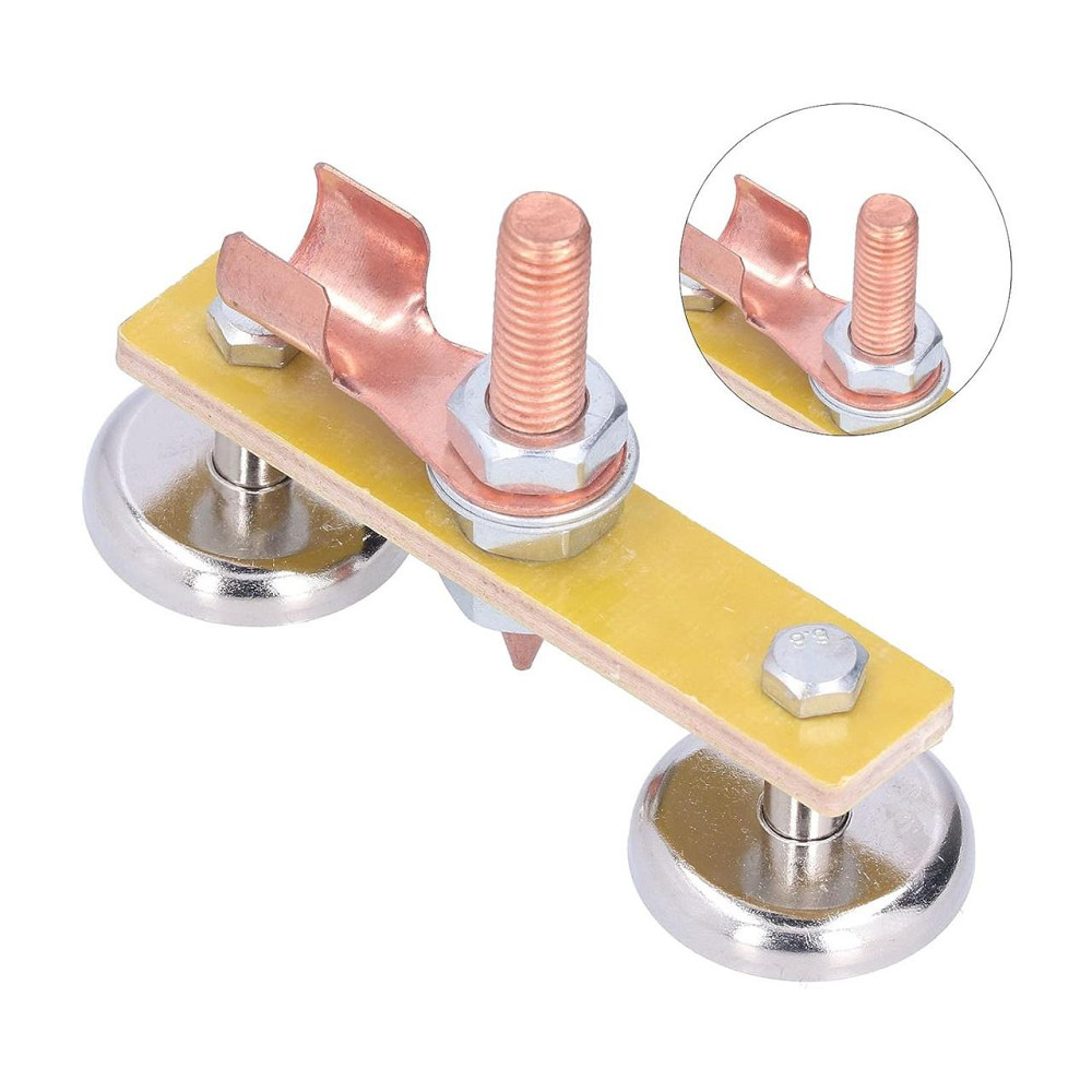 Магнітна клема з подвійними магнітами для зварювання Київ - фото 9