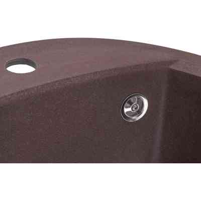 Мийка кухонна GRANADO RONDA marron з сифоном (470*490mm.) (gr2206) Вінниця