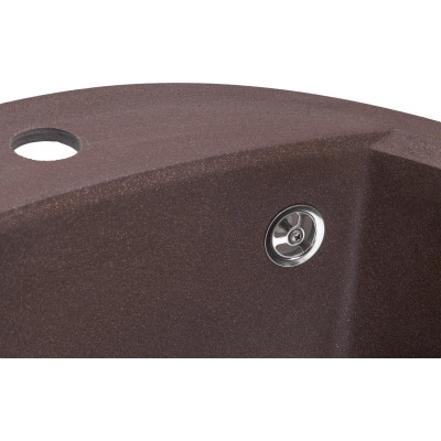 Мийка кухонна GRANADO RONDA marron з сифоном (470*490mm.) (gr2206) Вінниця - фото 6