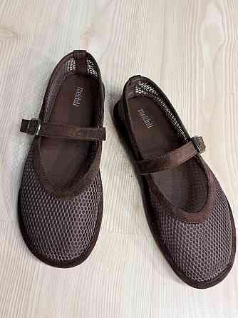 Балетки жіночі Meideli W5231-8 Mary Jane сітка з ремінцем коричневі, 41, 26 см Київ