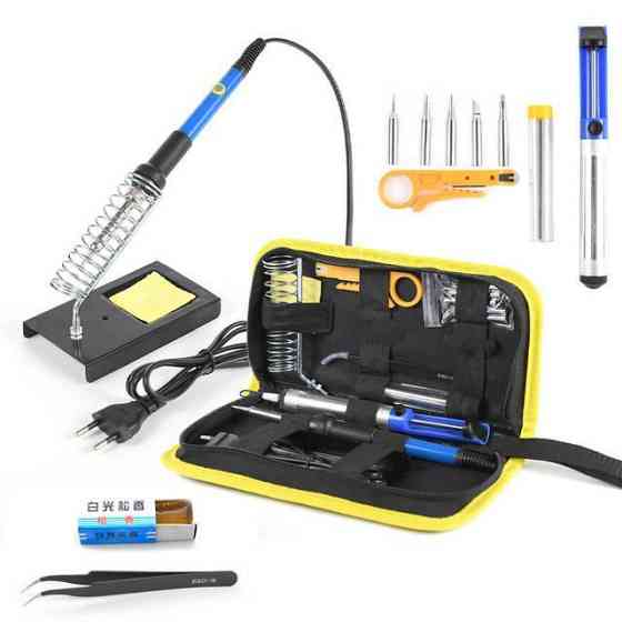 Набір для пайки в кейсі (паяльник 60Вт + комплектуючі) Харків