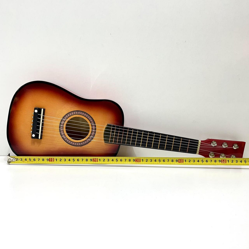 Гітара дерев'яна дитяча 6 струн Жовто-червона (M 1369) Чернигов - изображение 6