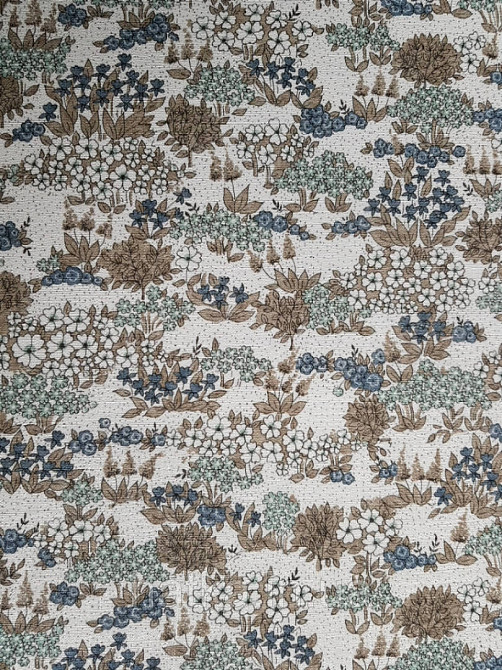 Шпалери вінілові Lutece Melody 51196804 для дитячої квіти листя польові маленькі на білому тлі Київ - фото 1