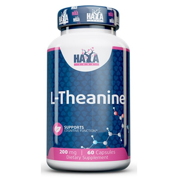 L-теанин Haya Labs L-Theanine 200mg 60 caps Луцк - изображение 1