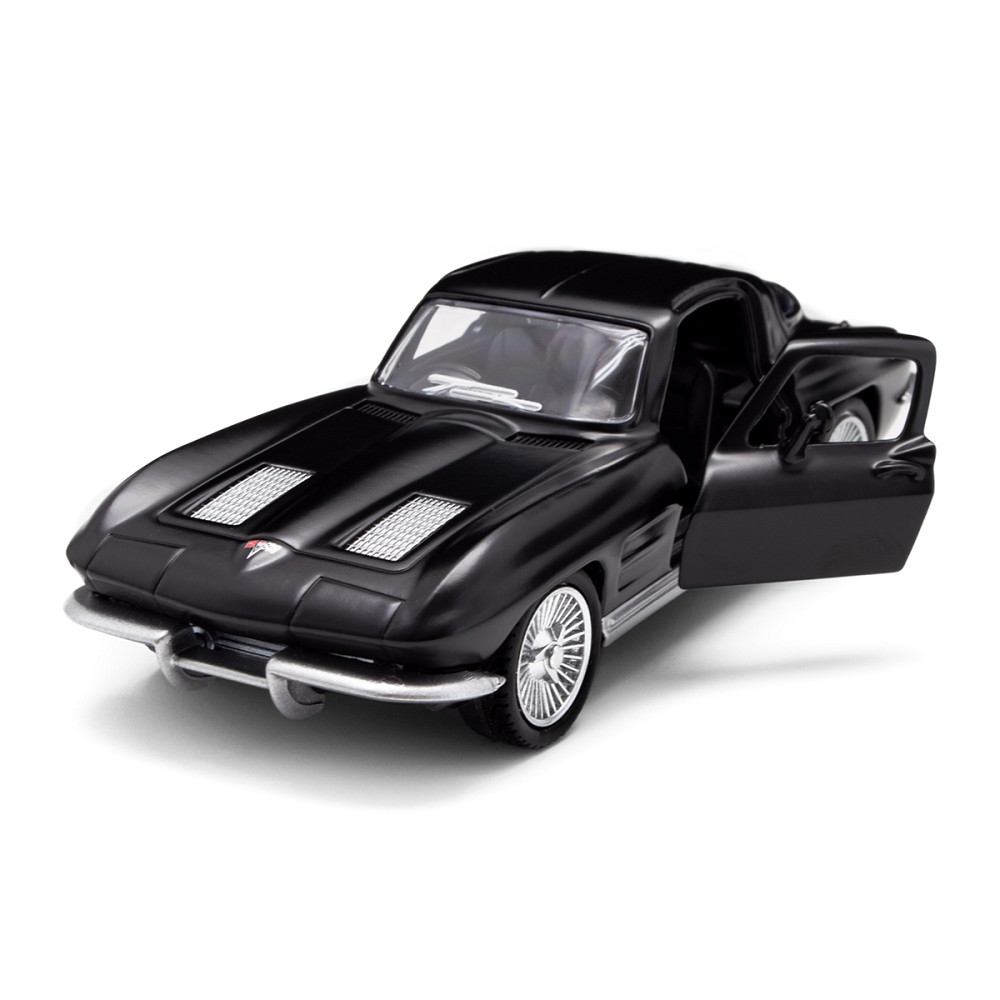 Автомодель - Chevrolet Corvette Split Window 1963 (матовий чорний) Днепр - изображение 15