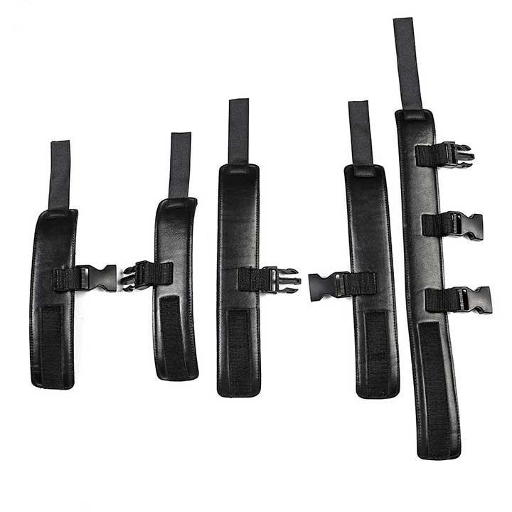 БДСМ бандажний набір з 12 предметів Чорний — Садо-мазо Вінниця - фото 2